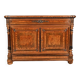 Commode Buffet in Amboyna Burl and Rosewood, Louis XVI style – 2nd Part 19th