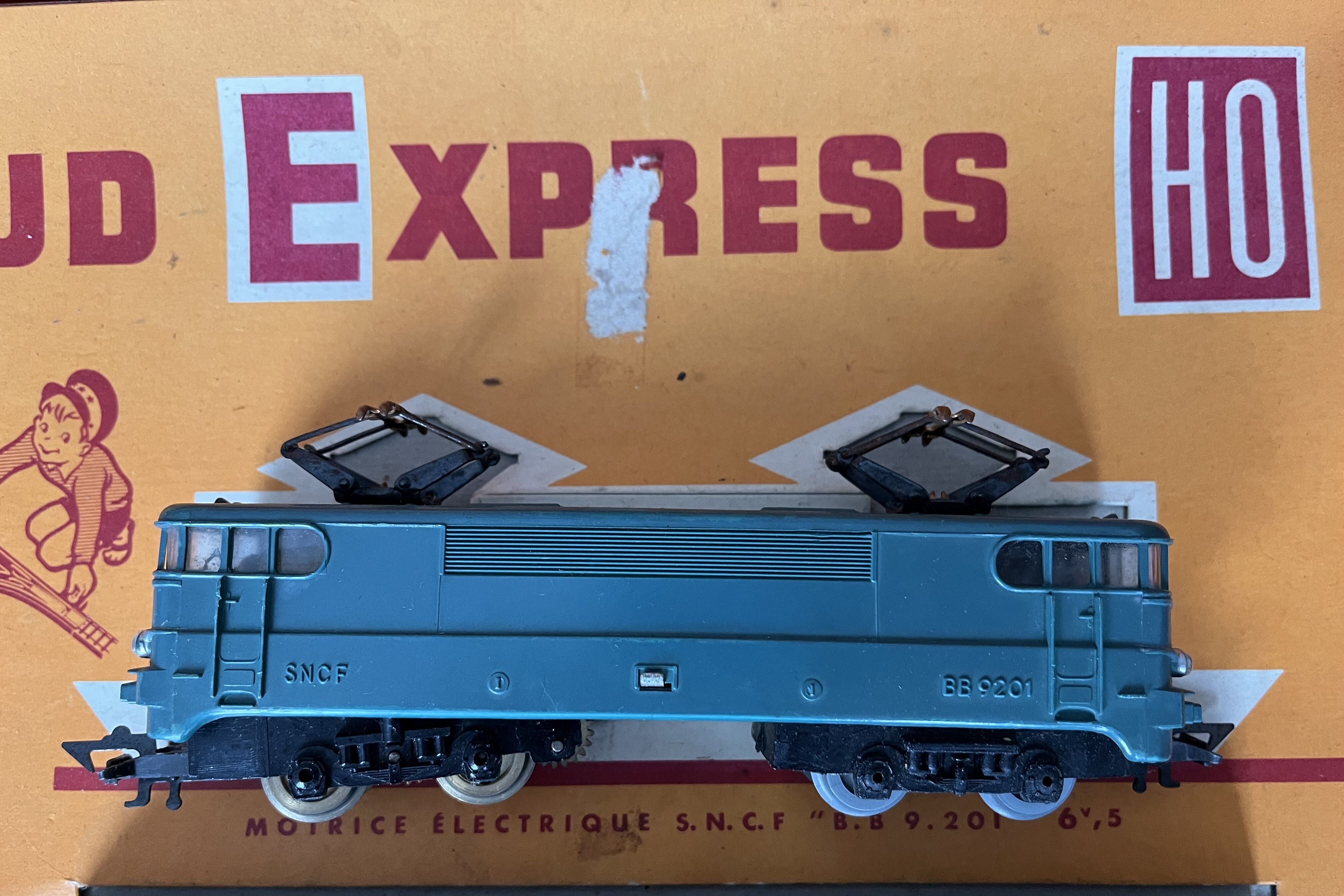 Vintage electric train