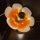 Pair of Flowers wall lights 1970
