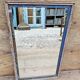 Old art deco mirror in burmese teak