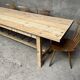 Old fir farm table 1930-1950 vintage country table