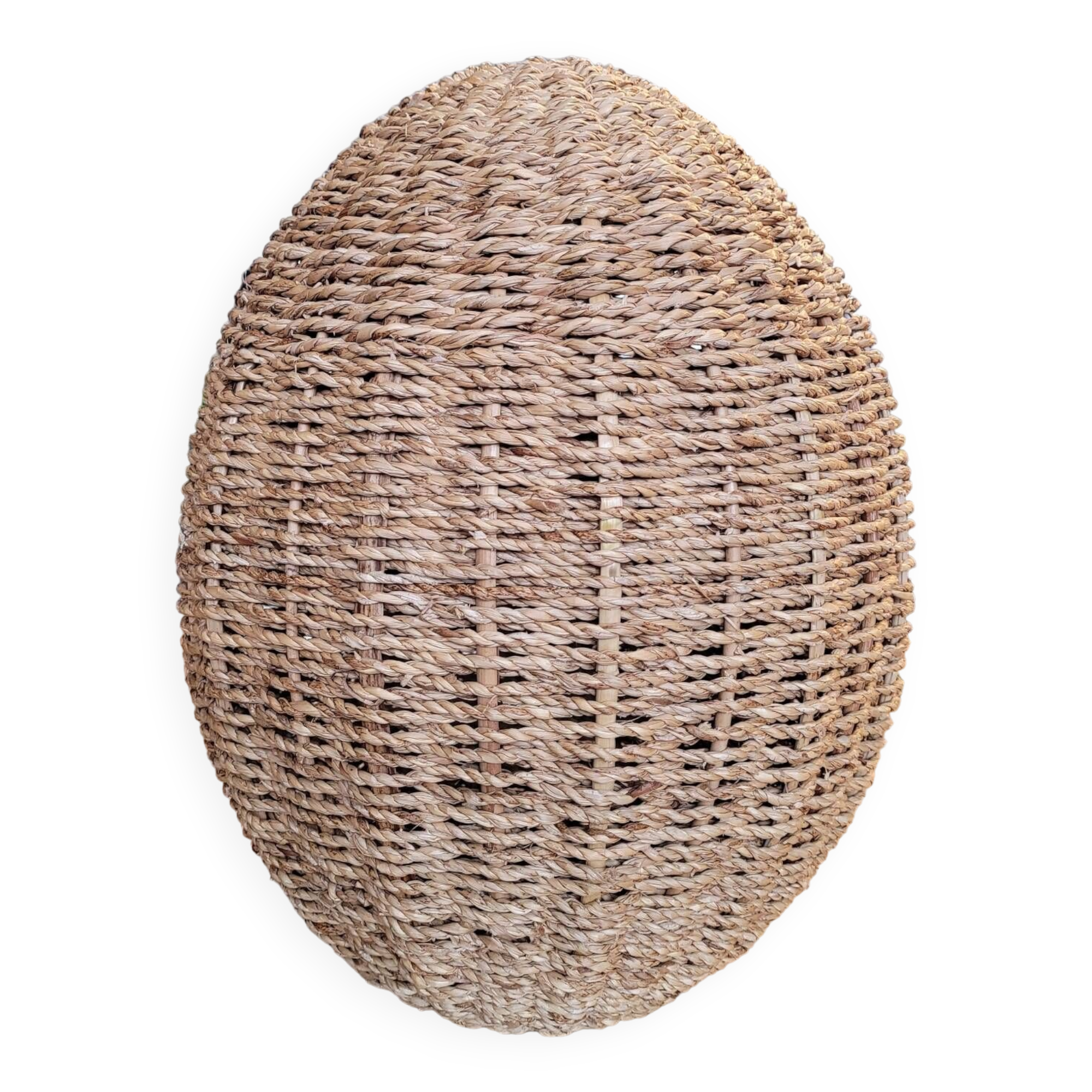 Woven rattan pendant light - H38cm