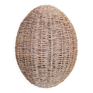 suspension en rotin tressé-