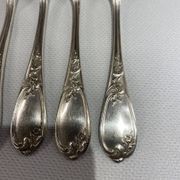10 snail forks, rocaille model, Ercuis brand