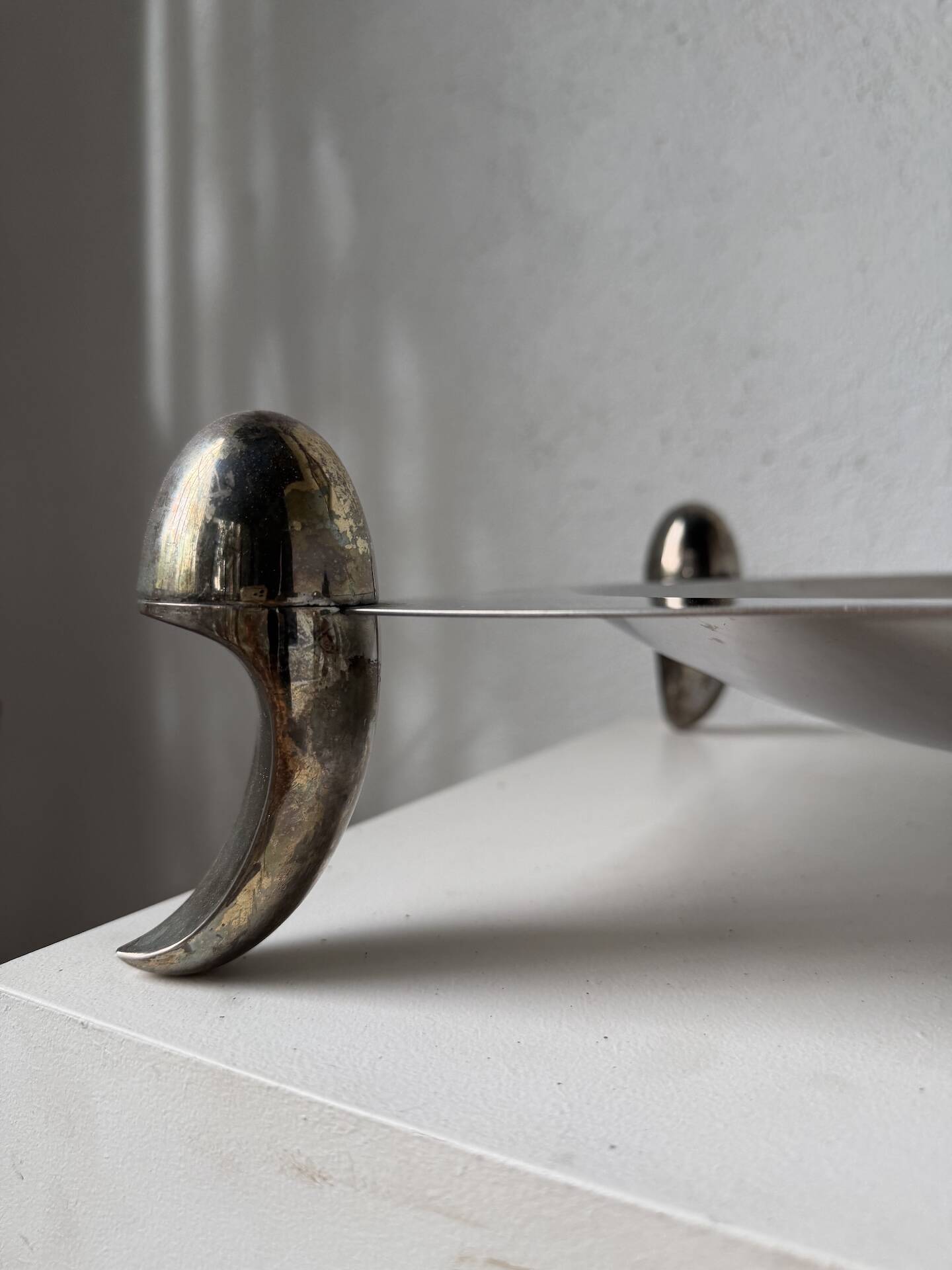 Silver-plated fruit bowl