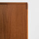 Midcentury danish cabinet with tambour doors by Dyrlund 1960s