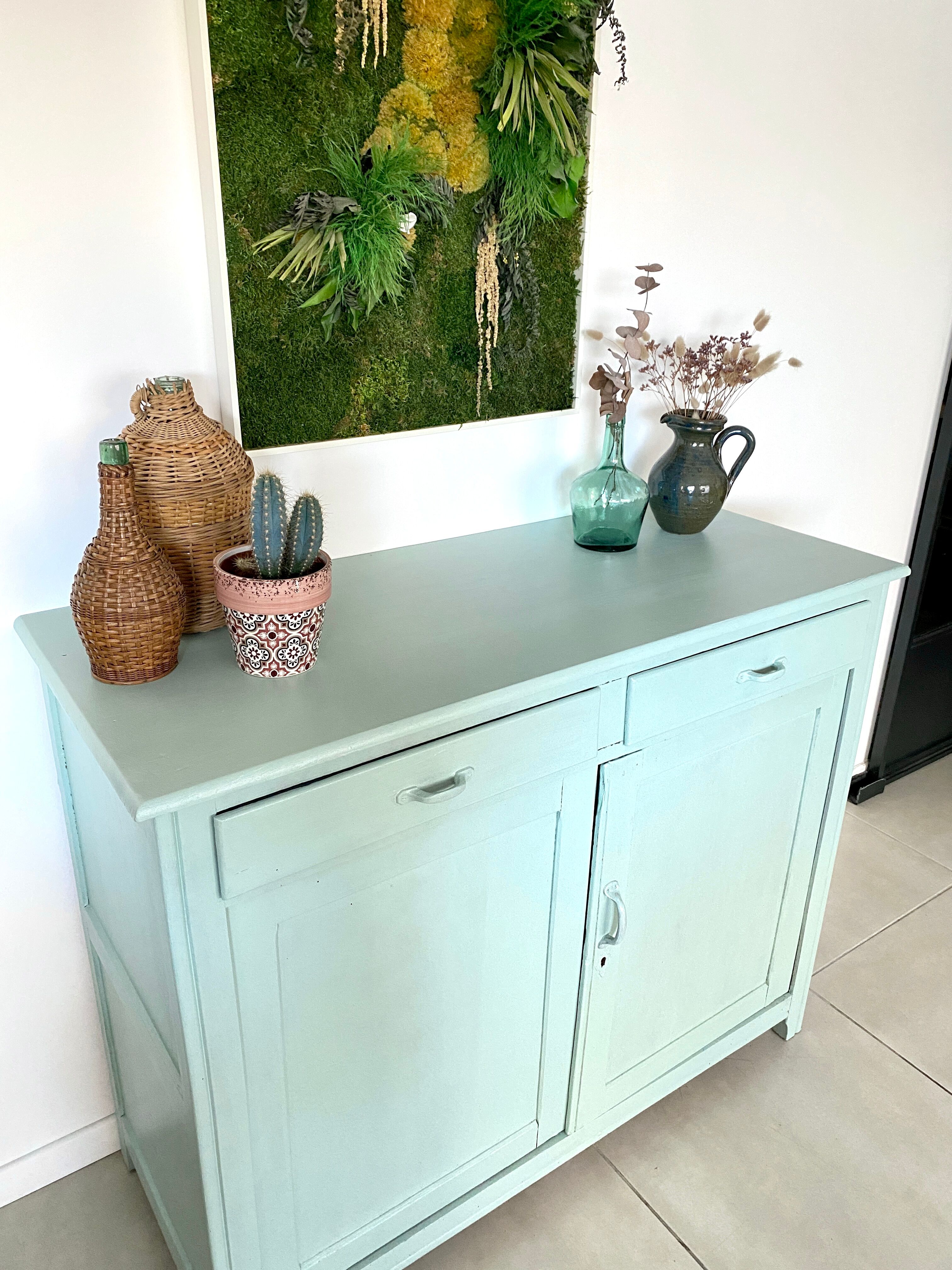 Parisian buffet green mint