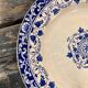 Plat en Terre de Fer Jules Vieillard modèle St Louis XV