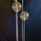 Cascade floor lamp, vintage, 4 "Waves" globes, 1970s