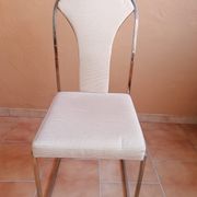 Belgo chrome vintage laitone lounge chairs, 1970s