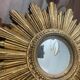 Antique Witch's Eye Sun Mirror in Gilded Wood