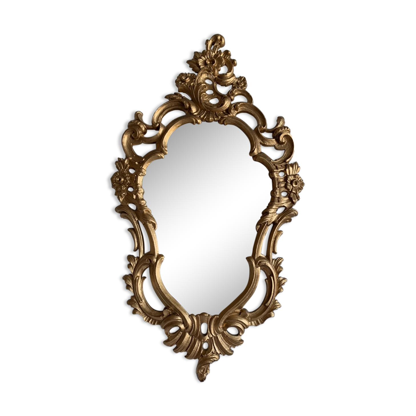 Old gilded mirror