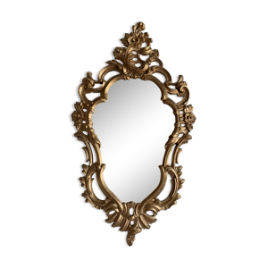Miroir ancien doré