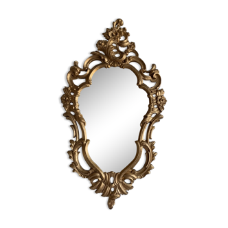 Miroir ancien doré