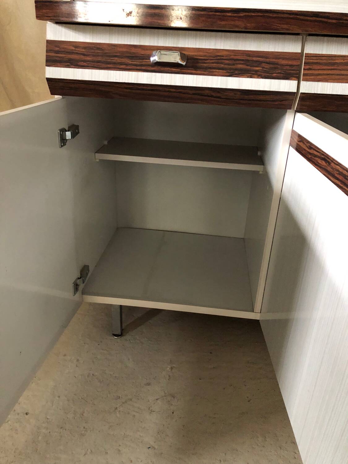 Formica kitchen bar cabinet