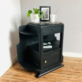 Black Art Deco Bedside