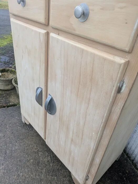 Buffet vintage en bois naturel