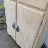 Buffet vintage en bois naturel