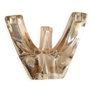 Bougeoir 3 branches cristal Daum