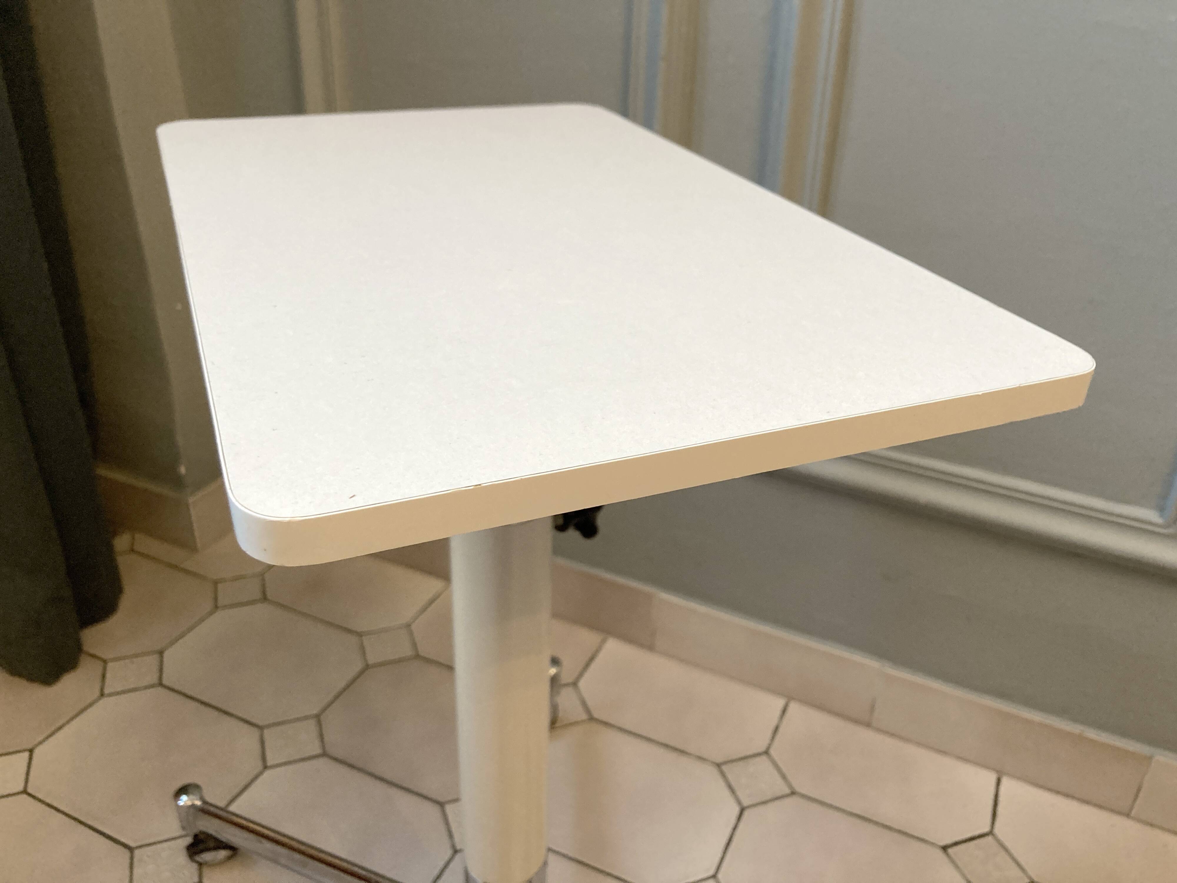 Side furniture with chrome wheels from the 60s