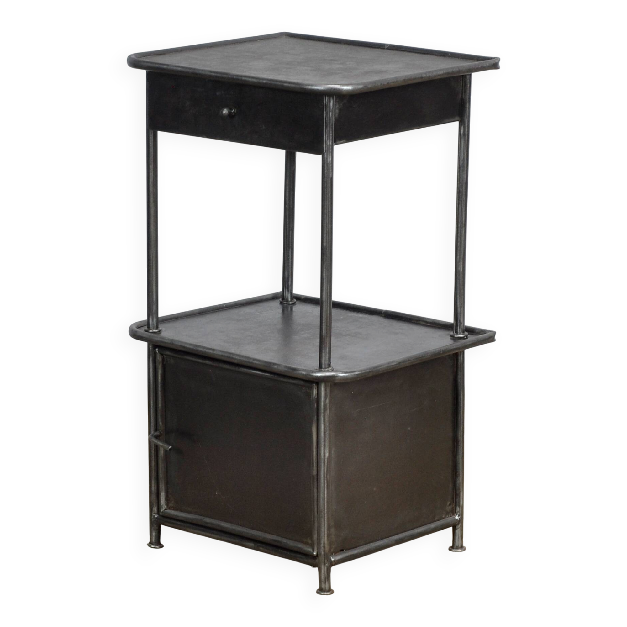 Iron bedside table, 1910s