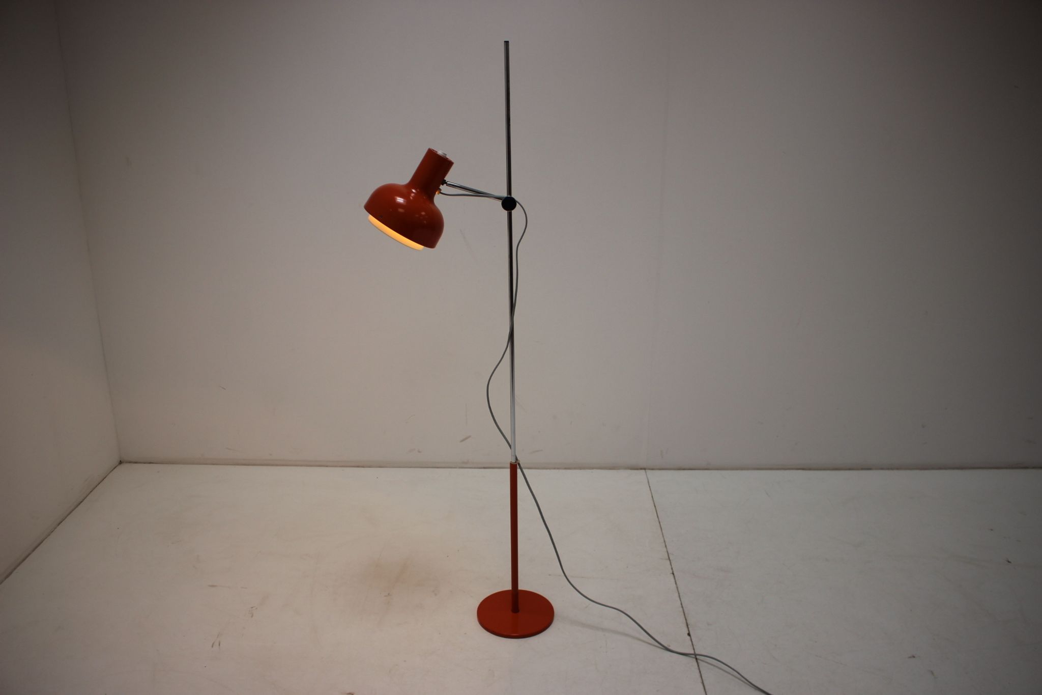 Lampadaire réglable du milieu du siècle, Napako, Josef Hurka, années 1960