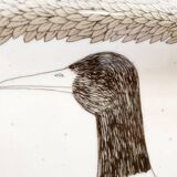 Vintage German ceramic bird plate by Thomas.