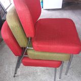Lot of 6 metal seats 60 '/70 '