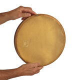 Round mirror gilded wood year 60/70