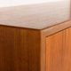 Hansen and Guldborg teak wall unit with a bar cabinet, Denmark 1950s