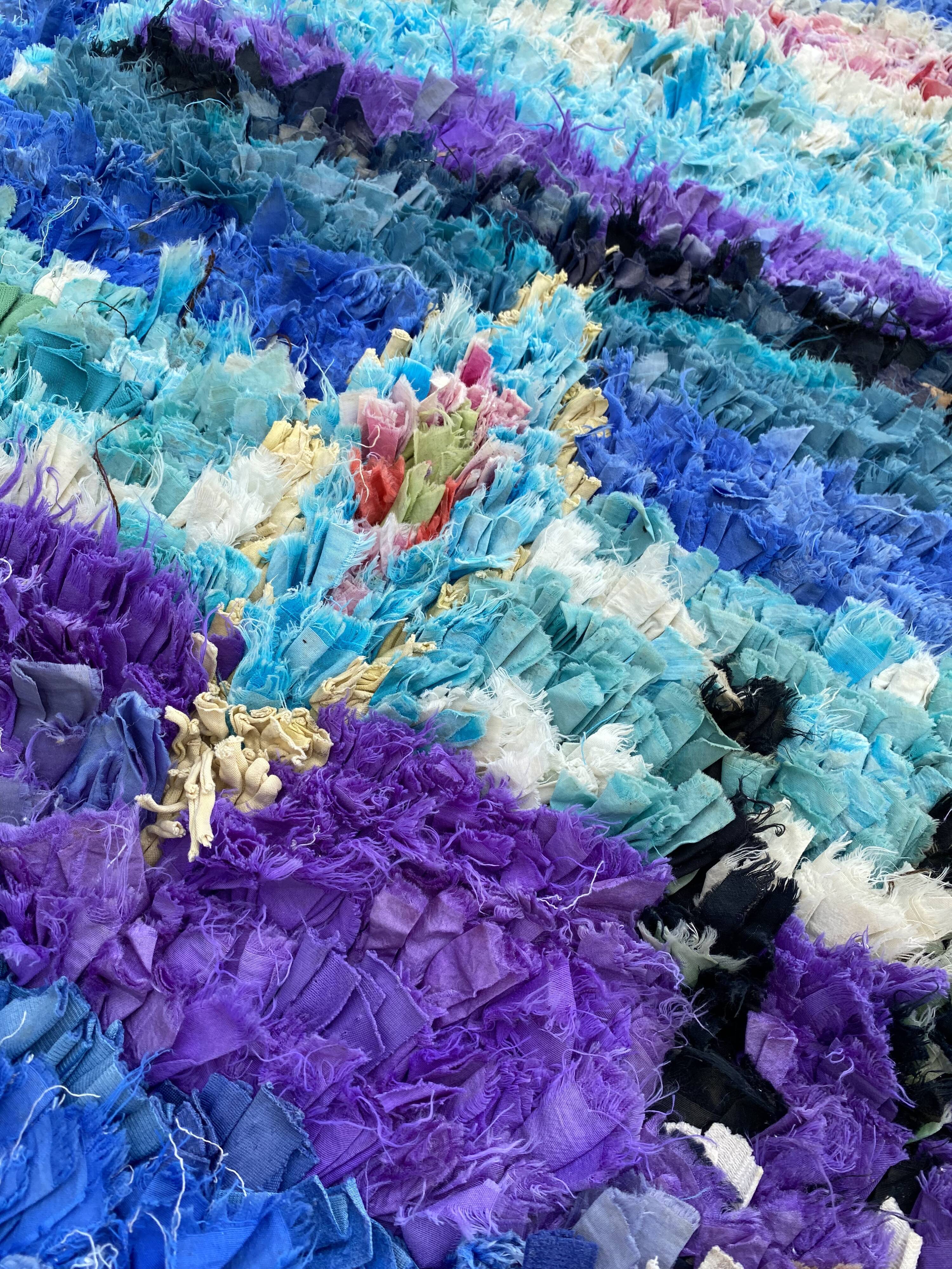 Carpet Berbere Boucherouite 125x210 Cm