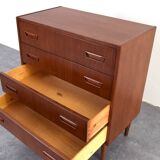 Mid-Century Danish Teak Chest of Drawers, 1960s.