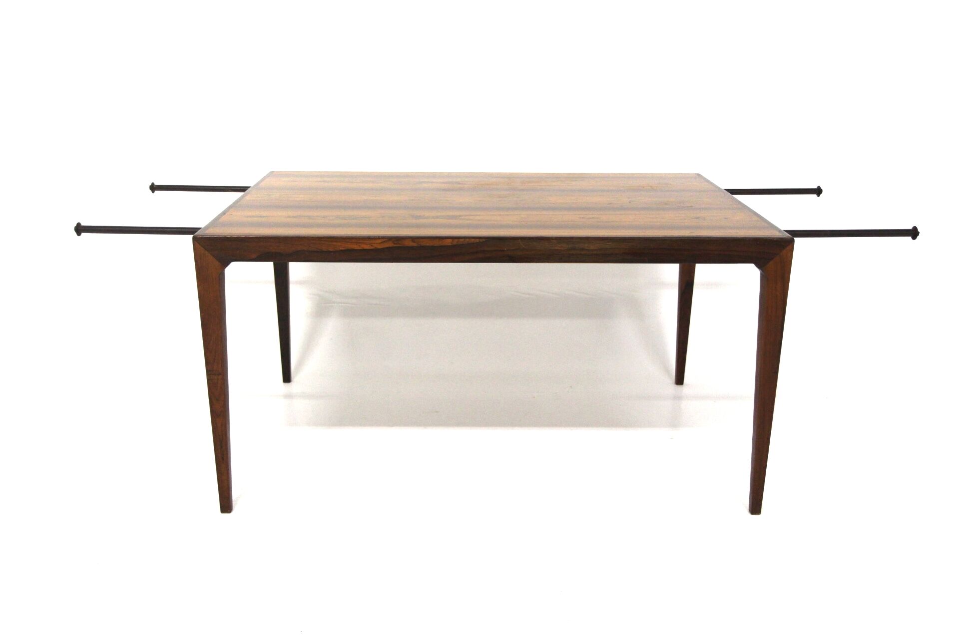 Table de salle à manger en palissandre Poul Hundevad, Danemark, 1960