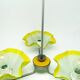 Mid-century chandelier from Polam, Poland, 1960s