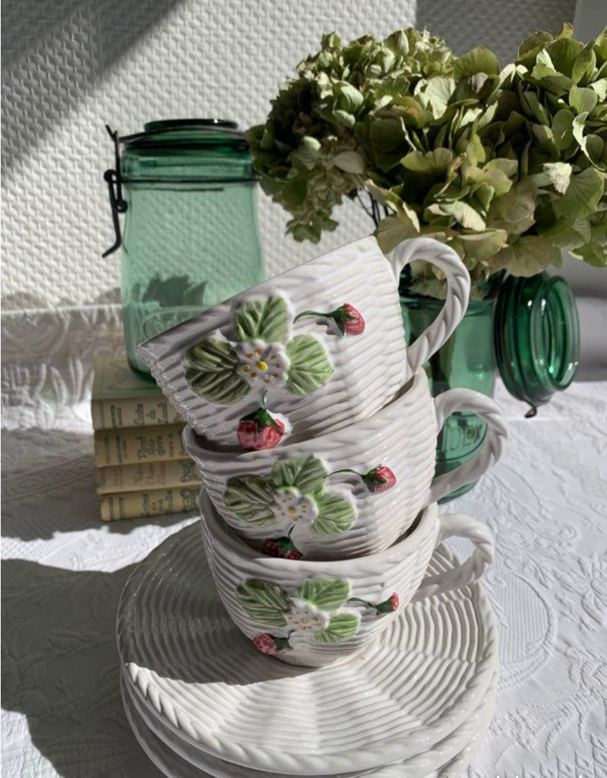 Service thé café fraise