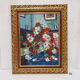 Tableau peinture nature morte fleurs