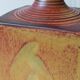 Vase soliflore terre émaillée scandinave vintage