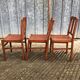 6 chaises René Gabriel d’époque reconstruction en hêtre et cp.