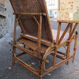 Chaise longue en rotin - 1930