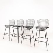 Set of 4 barstools by Harry Bertoia for Knoll, 1980