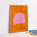 Colorful dog wall poster for child 30cm*40cm