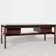 Midcentury Danish XL desk in rosewood and leather by Arne Vodder for Sibast