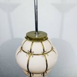 Pink Blown Glass Pendant Light