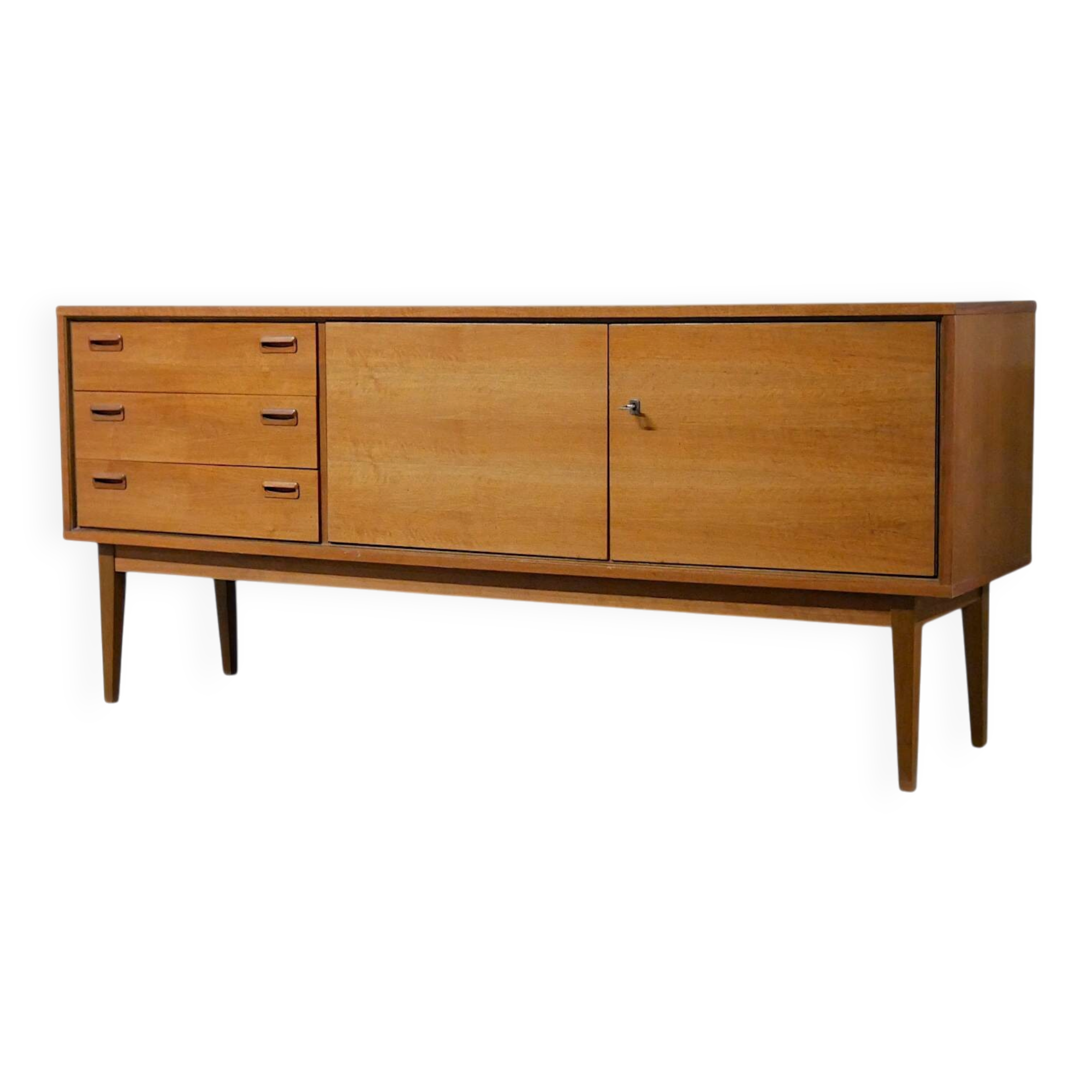 Enfilade scandinave en teck - Vintage 1960 1970