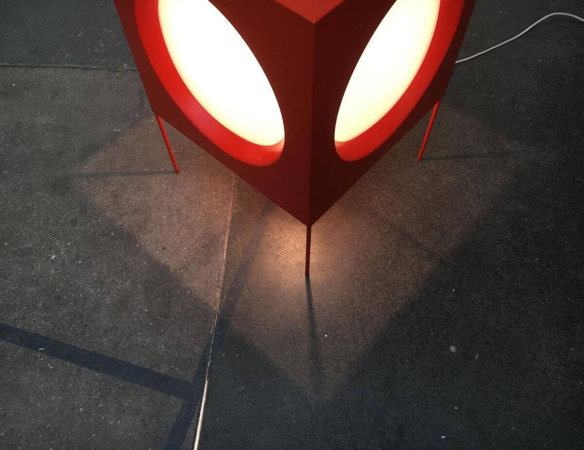 Cube Floor Lamp T-267 Swiss Space Age by Carl Moor for BAG Turgi, 1960s