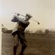 Ensemble de six photos authentique de golfeurs des années 1890 en noir et blanc