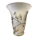 Vase Daum Nancy France - Oiseau Branché Réserve with acid enhanced with black enamel