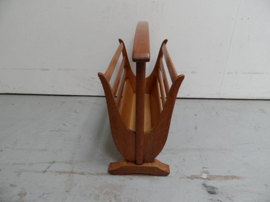 Vintage magazine rack 1950's