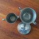 Vintage Creamer and Sugar Bowl by Edvin Ollers, 1920, Set of 2
