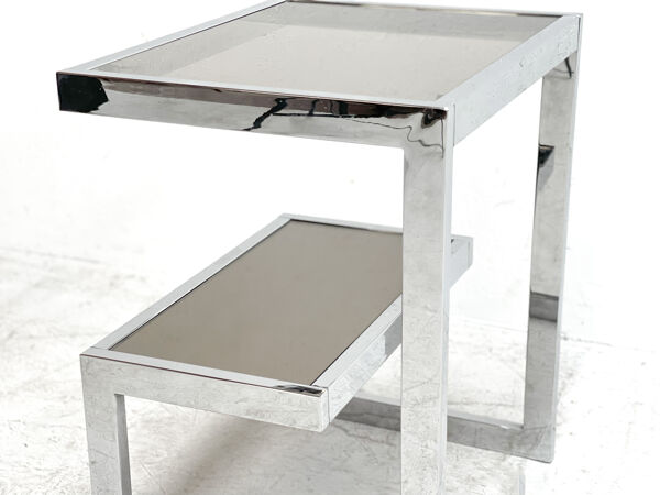 Table d’appoint en forme de G Belgo Chrom